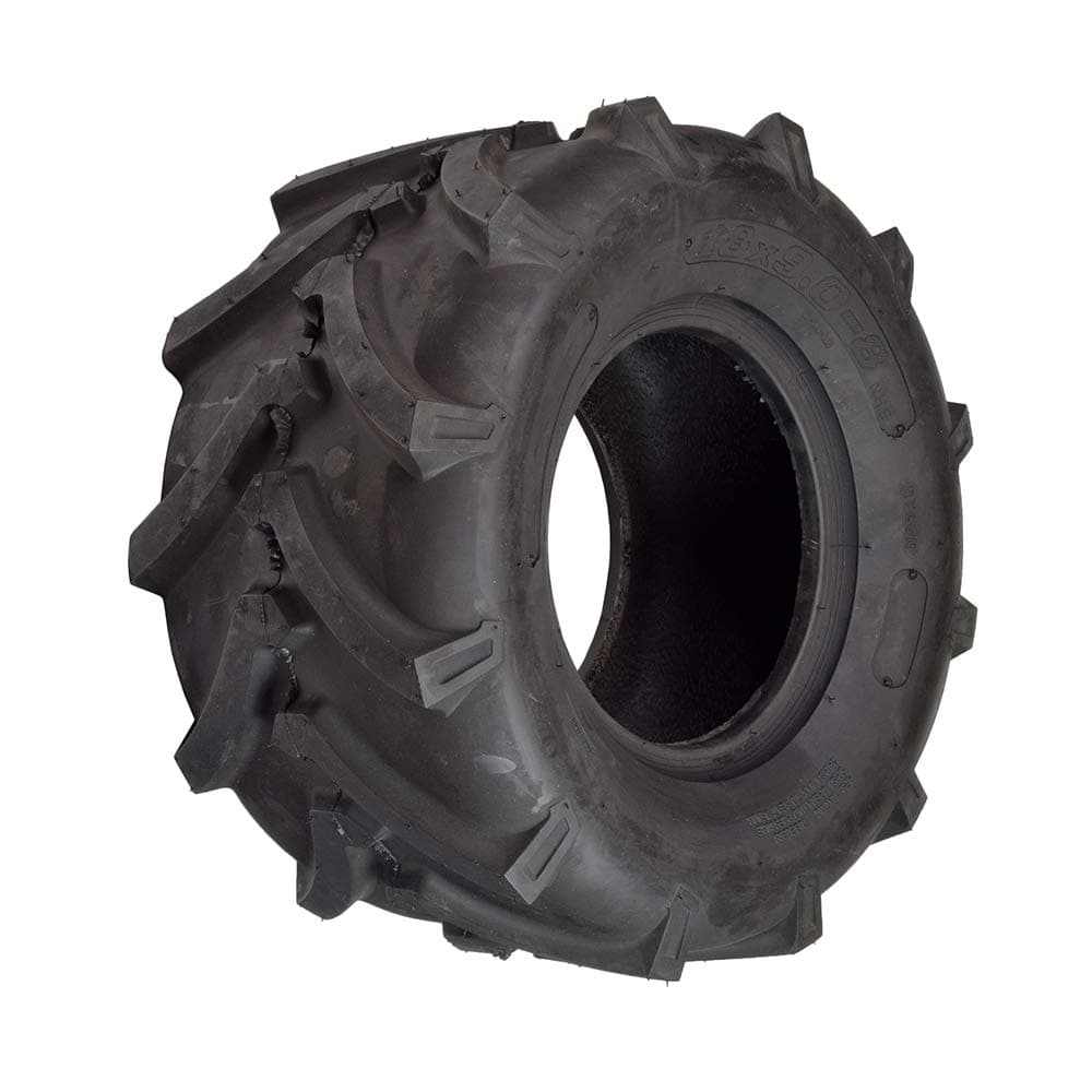 Durable Tire for Go-Karts and ATVs - Replacement V-Tread Tubeless 4-Ply Tires for Gas or Electric Vehicles