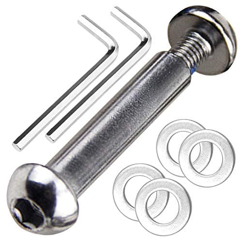 8mm-86mm 8.8 Grade Carbon Steel Axle Allen Screw Bolt Set for Scooter
