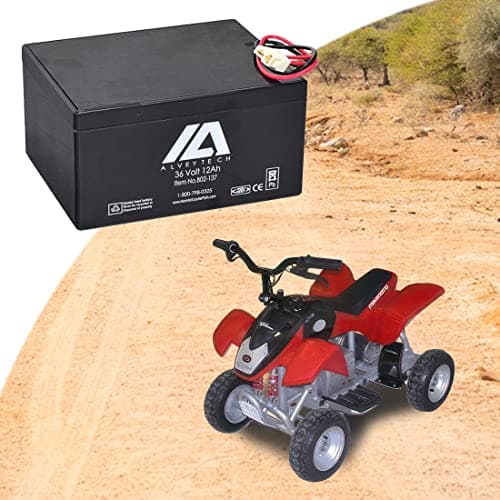 AlveyTech 36V 12Ah Battery for Electric ATV, Go-Kart, Dune Buggy, Dirt Bike