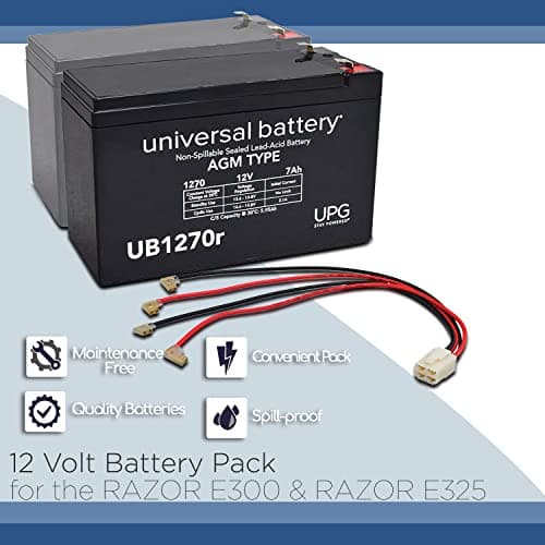 Replacement 24V Battery Pack for Razor E300 & E325 Scooter.