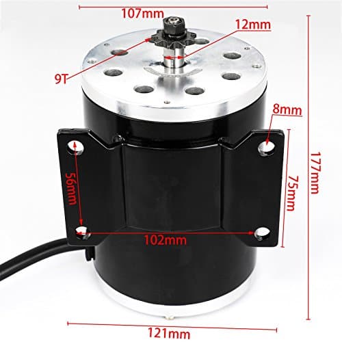 Electric Brushless Motor Upgrade Kit for Go Kart Trike ATV Quad Golf Cart
