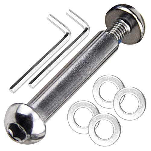 8mm-86mm 8.8 Grade Carbon Steel Axle Allen Screw Bolt Set for Scooter