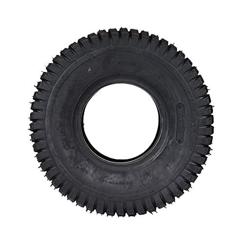 AlveyTech 15x6.00-6 Black Tire for Lawnmower, Go-Kart & ATV - Durable 2-Ply Pneumatic Rubber Tires with QD106 Tread