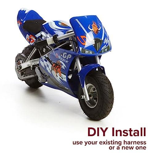 24V Battery Pack for Razor Pocket Rocket - Set of 2 12V 7A Batteries