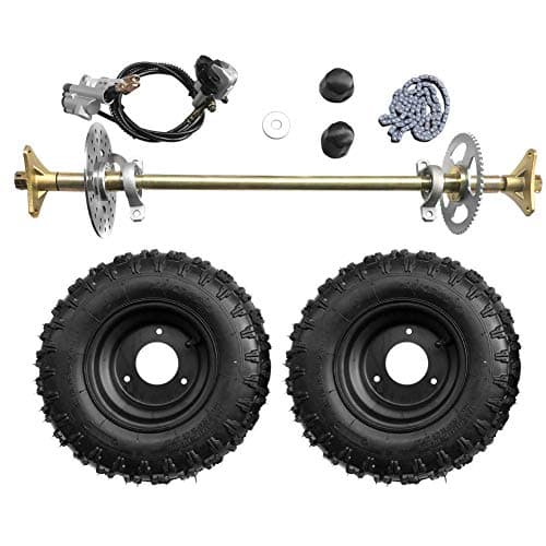 29 Inch Rear Axle Wheel Hub Set with T8F Chain for DIY Go Karts