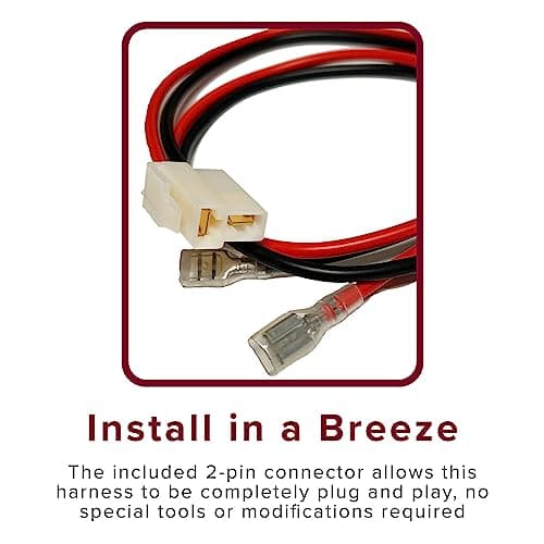 Universal Battery Wiring Harness - 10 2 Pin 600V 14AWG Wire for Minimoto, Mega Moto, Pulse, Scooter, ATV, Mini Bike, Go-Kart, Dune Buggy, E-Bike, Dirt Scooters, Electric Bikes