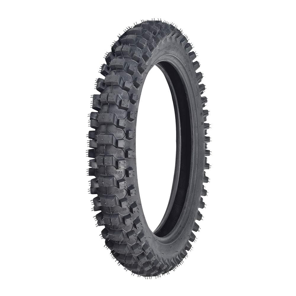 Durable 90/100-16 Pneumatic Tire for Dirt Bikes - Aggressive Knobby Tread