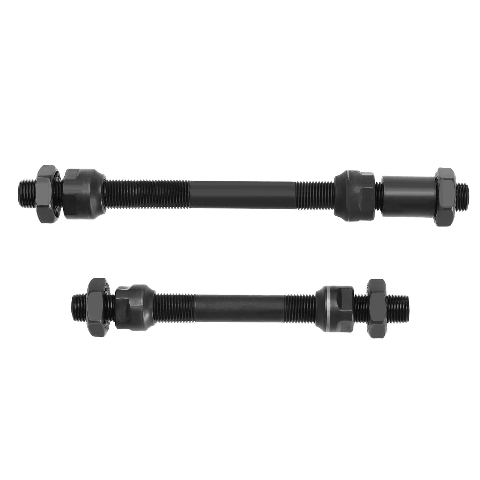 Bike Hub Axles Front and Rear Quick Release Axle Set for Mountain Road BMX City Bikes