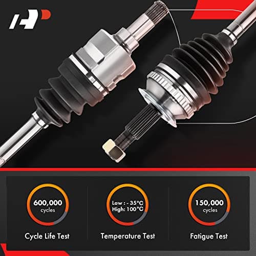 A-Premium Pair 2 Front CV Axle Shaft Assembly for Toyota Corolla 2009-2018, Matrix 2003-2013, Pontiac Vibe 2003-2010, L4