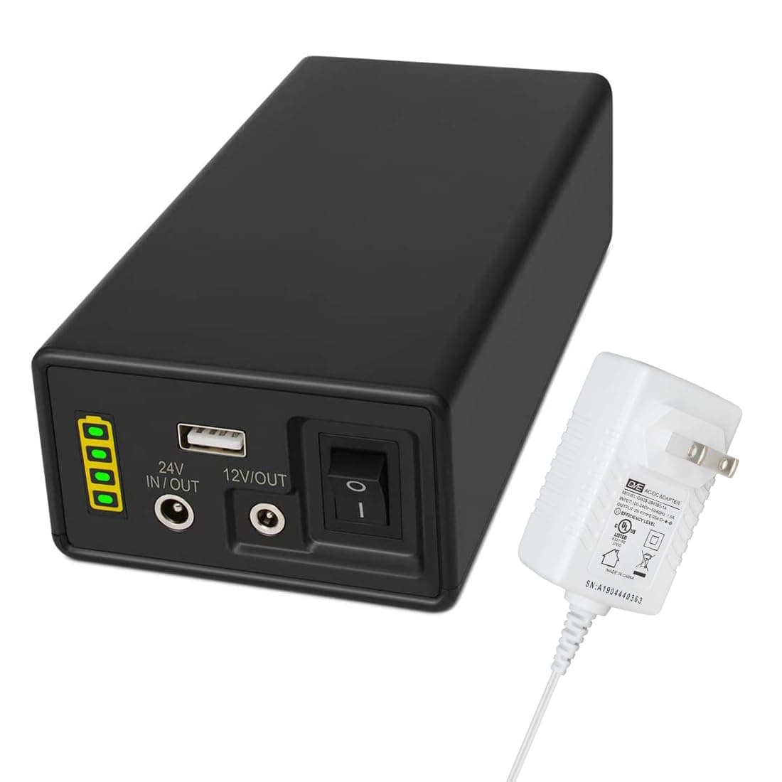 Talentcell 24V 129.5Wh Li-ion Battery Pack PB240B2, Rechargeable 35000mAh for LED Lights, Cameras, Smartphones