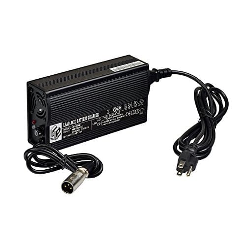 AlveyTech 24V 4.0A Battery Charger with 3-Pin XLR - Replacement for Mobility Scooters, Power Chairs, Wheelchairs