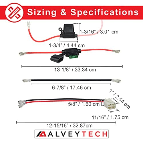 AlveyTech 36V 15 Ah Battery Pack for Razor SX500 - Replacement Battery Set for Electric Kids Dirt Bike