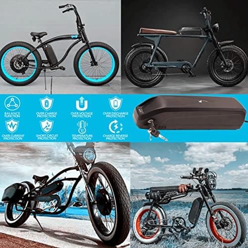 36V Lithium-Ion Down Tube Ebike Battery 20Ah with Charger & Led Indicator