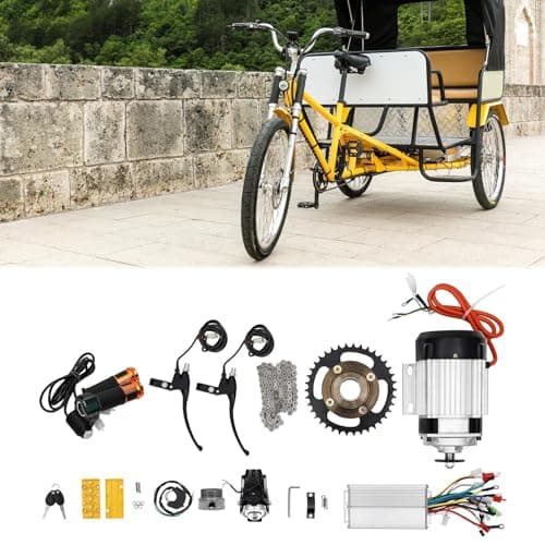 48V 750W Brushless DC Motor Kit for 3-Wheeled Electric Tricycle