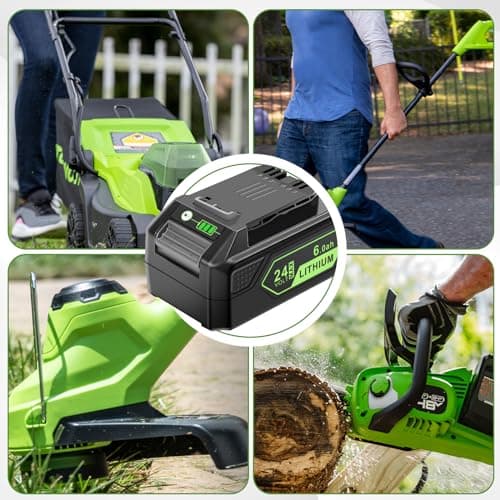 Greenworks 24V 6.0Ah Lithium-ion Battery MAX 29842 29852 LB24A020