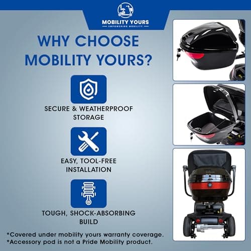 Pride Mobility Ultra X Scooter, 4 Wheel, 300 lb Capacity, Portable Electric Scooter