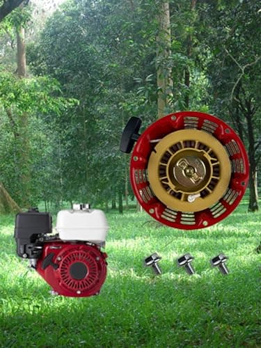 Honda GX120/GX160/GX200 4/5.5/6.5hp 159cc/163cc/196cc Generator Recoil Starter Assembly Red