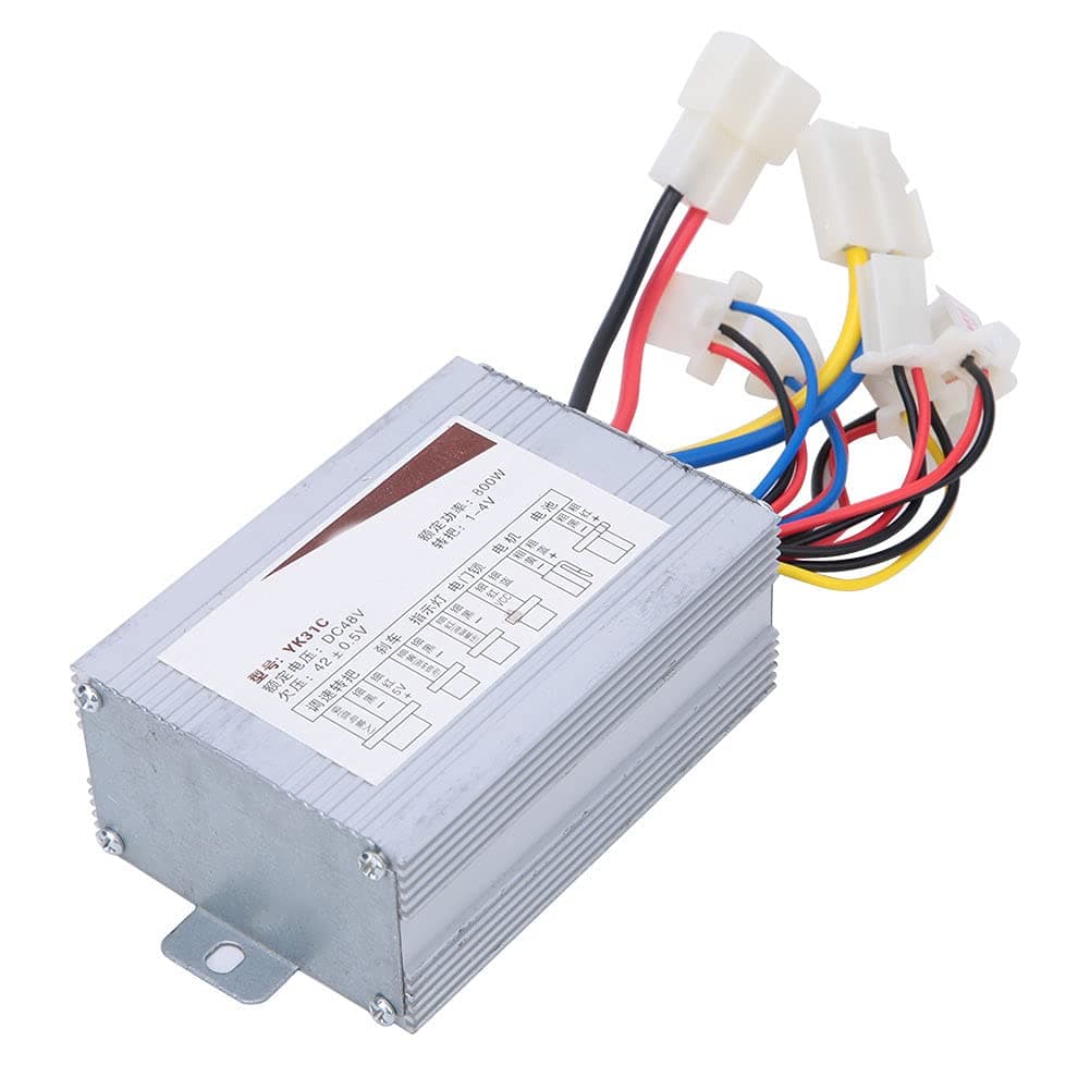 48V 800W Electric Brush Motor Controller for Scooters, Aluminum Material