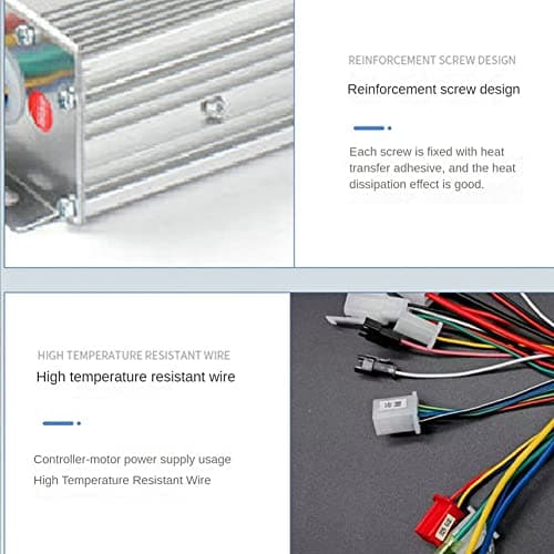 Silver Hub 800W BLDC Motor Controller 60V 800W for Electric Bikes & Scooters