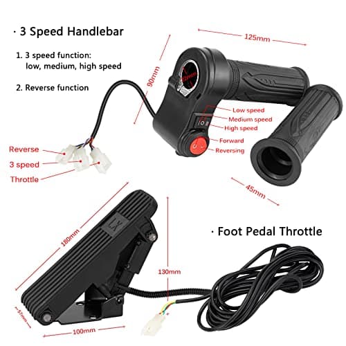 2500W 60V Brushless DC Electric Scooter Motor Kit with Speed Controller