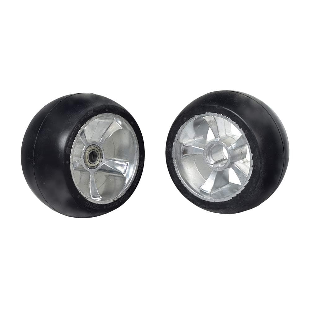 AlveyTech Solid Rear Wheels - 4 1/2 x 2 1/2 for Razor Ground Force Electric Go-Kart