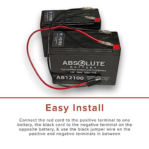 24V Battery Wiring Harness Kit - Replacement Parts for Electric Scooters Schwinn, GT, IZIP, eZip & Mongoose