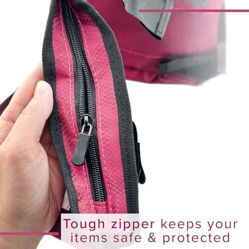 Deluxe Folding Walker Bag - Large Capacity Organizer with Multiple Pockets