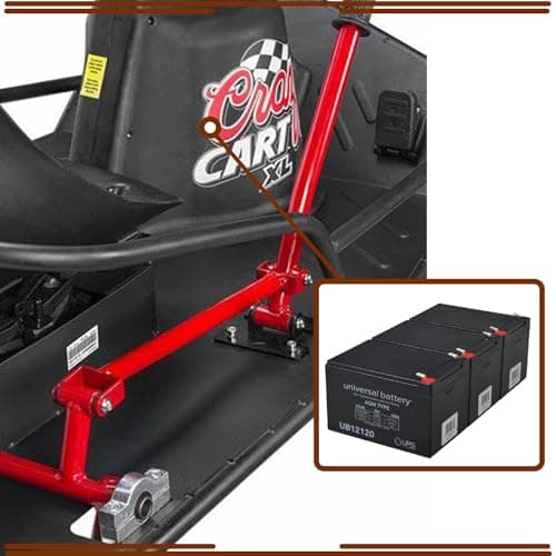 36V Sealed Lead Acid Battery Pack for Razor Crazy Cart XL - Non-Spillable SLA/AGM Deep Cycle Rechargeable Batteries