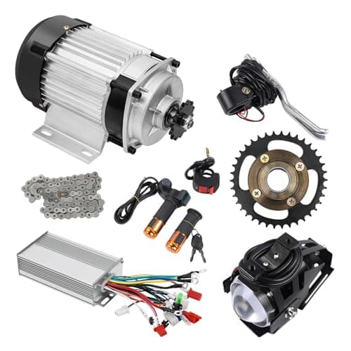 Electric Brushless Geared Motor Kit for E-Tricycle Electric Bicycle (No Battery)
