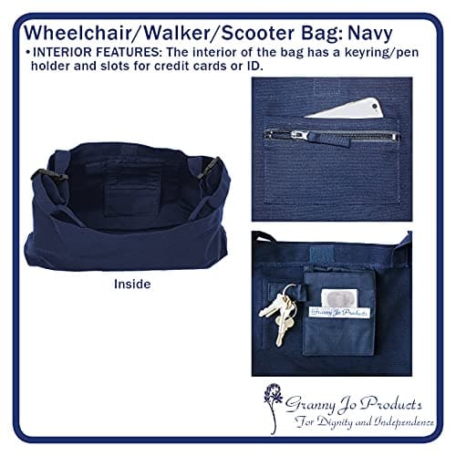 Wheelchair/ walker/ scooter bag with organizer