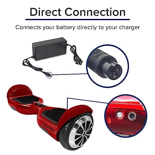 AlveyTech Mini Charger Port - Replacement Switch for Gyroor, Swagtron, Swagway, Hoverboard, Scooter
