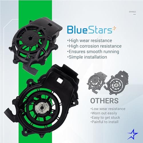 BlueStars 594062 Rewind Starter for Lawn Mower