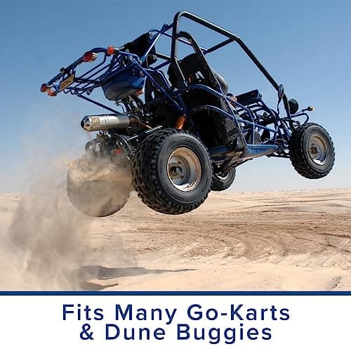 44 Steel Axle Rod with Step-Down & Fine Thread - Keyed Shaft for Electric/Gas ATV, Go-Kart, Quad, Cart/Trailers, Front and Rear Live Hub Wheel Assembly
