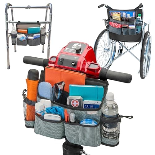 Walker Bag with Cup Holders and Pockets