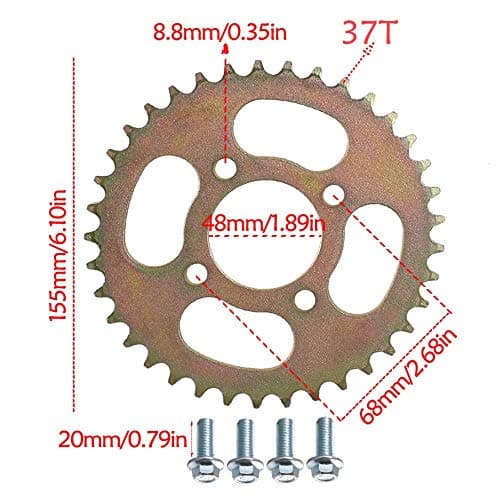 32-Inch Rear Axle Kit with 5" Wheels and 11x7.10-5 Tires for Racing Kart(shifters compatible)