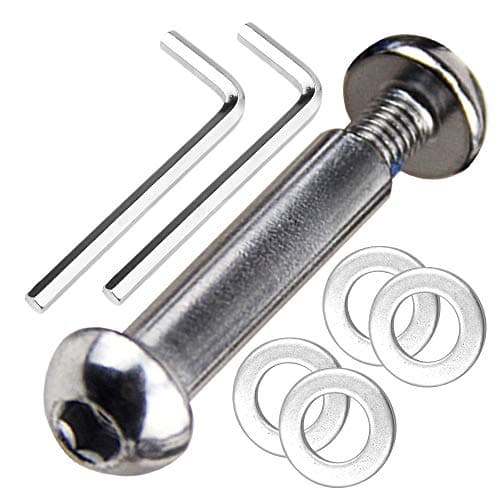 8mm-86mm 8.8 Grade Carbon Steel Axle Allen Screw Bolt Set for Scooter
