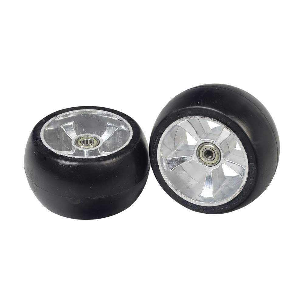 Replacement Front Wheels for Razor Go-Karts - 4-1/2 x 2-1/2 Solid Rubber Drift Tires