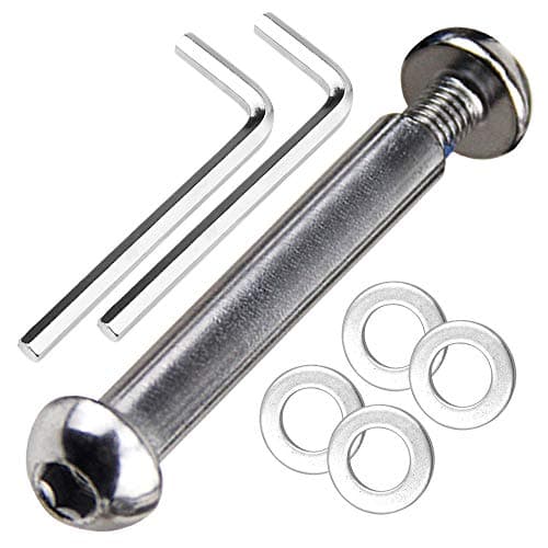 8mm-86mm 8.8 Grade Carbon Steel Axle Allen Screw Bolt Set for Scooter
