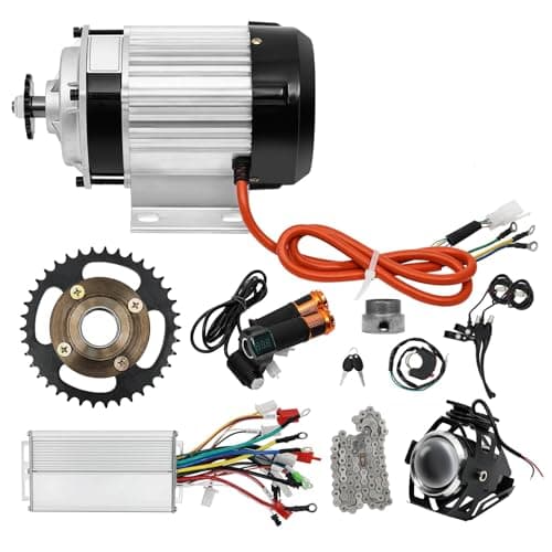 Electric Brushless Geared Motor Kit for E-Tricycle Electric Bicycle (No Battery)