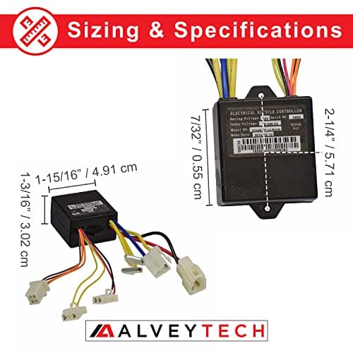 AlveyTech ZK2400-DP-FS Control Module for Razor Trikke E2 Foldable Scooter