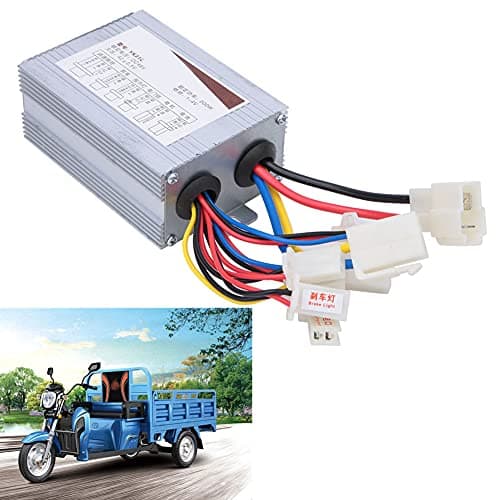 48V 800W Electric Brush Motor Controller for Scooters, Aluminum Material