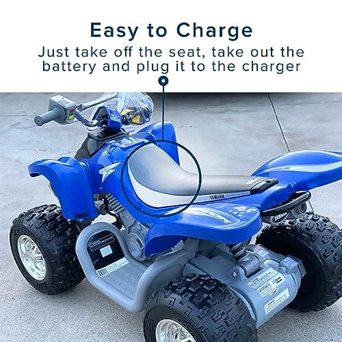 AlveyTech 12V 1.0A Battery Charger B-Type Connector 12V Power Adaptor for Yamaha Raptor 700R ATV, Toyota FJ Cruiser, Meg