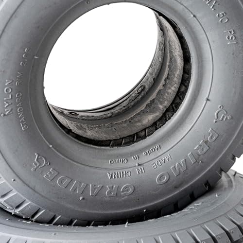 AlveyTech 9x3.50-4 Foam Filled Tire with Grande Knobby Tread