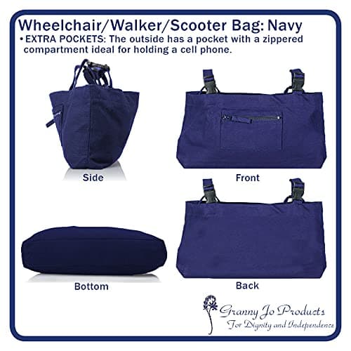 Wheelchair/ walker/ scooter bag with organizer