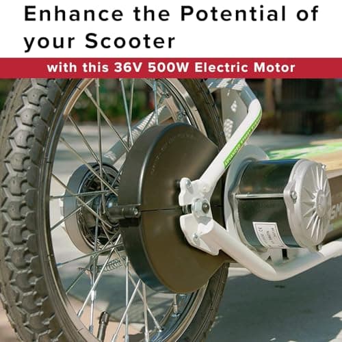 EcoSmart Metro Scooter: Upgraded 36V 500W Electric Motor for Model-Specific Parts