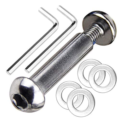 8mm-86mm 8.8 Grade Carbon Steel Axle Allen Screw Bolt Set for Scooter