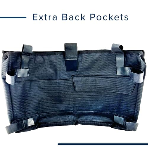 Deluxe Folding Walker Bag - Large Capacity Organizer with Multiple Pockets