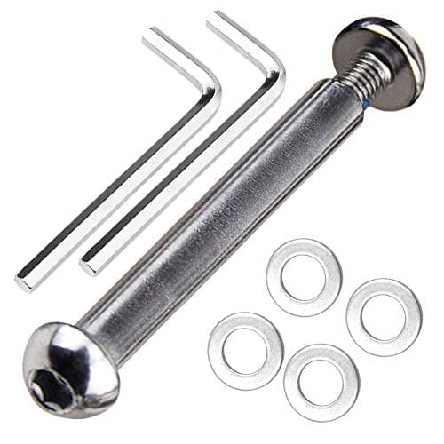 8mm-86mm 8.8 Grade Carbon Steel Axle Allen Screw Bolt Set for Scooter