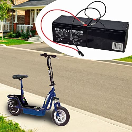 24V 12Ah Battery Pack for Currie e-Bike & Scooter - Replacement Rechargeable Batteries