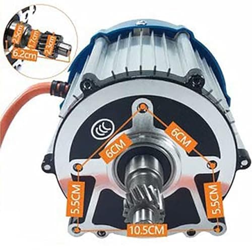 500W-1800W Brushless DC Motor for DIY Electric Tricycle, Golf Cart, and Go-Kart